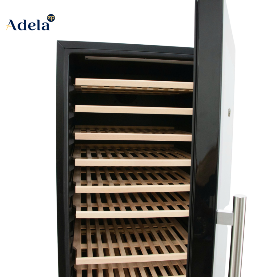 Tủ Rượu Vang Adela 177 Chai Máy Nén JC-430WS